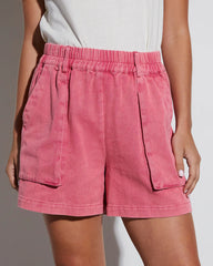 Janessa High Rise Pocketed Shorts