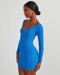 Vickie Bodycon Mini Sweater Dress