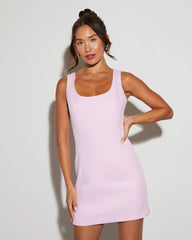 Pierre Back Bow Mini Dress