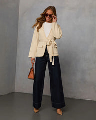 City Layer Waist Tie Utility Jacket