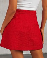 CC Me Tweed Mini Skirt