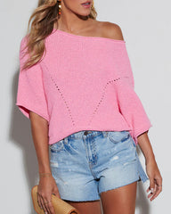 Lettie Short Sleeve Sweater Top