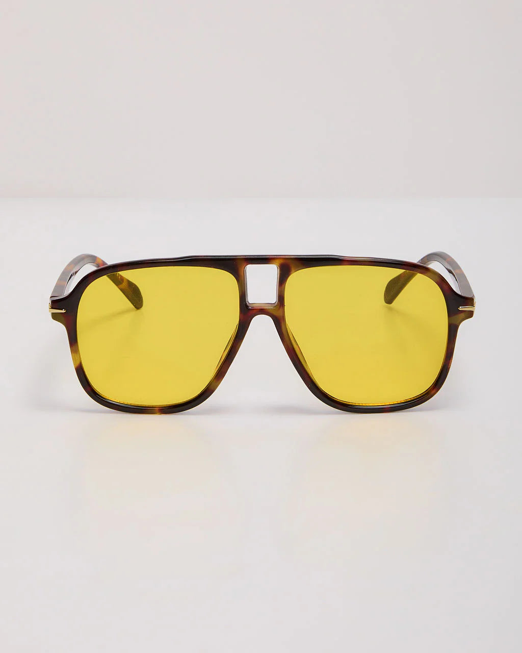 Capriana Large Tortoise Aviator Sunglasses