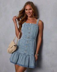 Kaelyn Denim Mini Dress