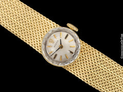1960's Rolex Vintage Ladies Watch with Original Bracelet, 14K Gold - The Chameleon