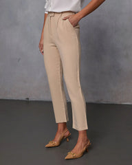Barbara High Rise Trouser Pants