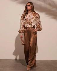 Pierre Necktie Blouse