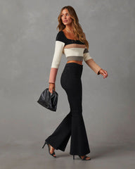 Keynan Colorblock Long Sleeve Top