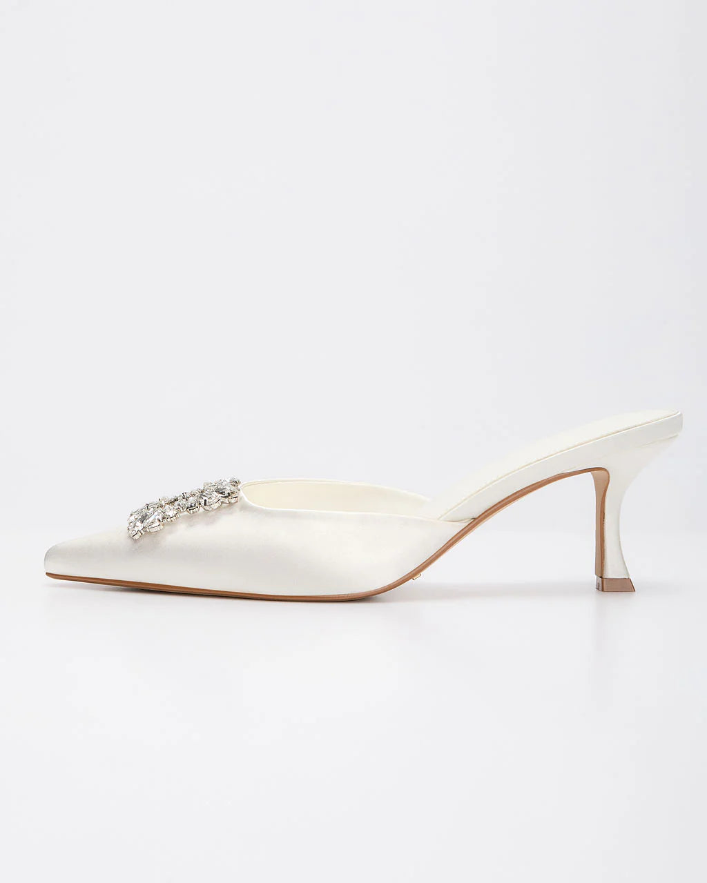 Lets Dance Rhinestone Buckle Mule