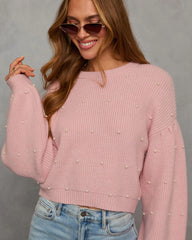 Oh My Darling Pearl Embellished Sweater
