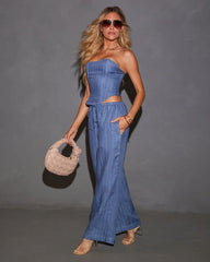 Eleanora High Rise Straight Leg Pants