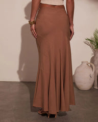 Breeze On By Godet Maxi Skirt