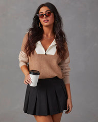 Reiss Colorblock Half Zip Sweater