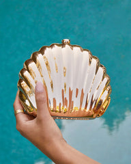 Gold Coast Shell Clutch