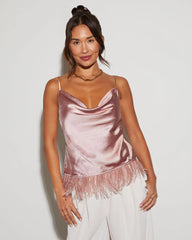 Swan Lake Sleeveless Feather Top