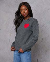 Wearing My Heart Pullover Sweater