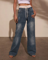 Silas Lace Boxer Waistband Jeans