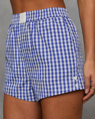 Rori Seersucker Checkered Shorts