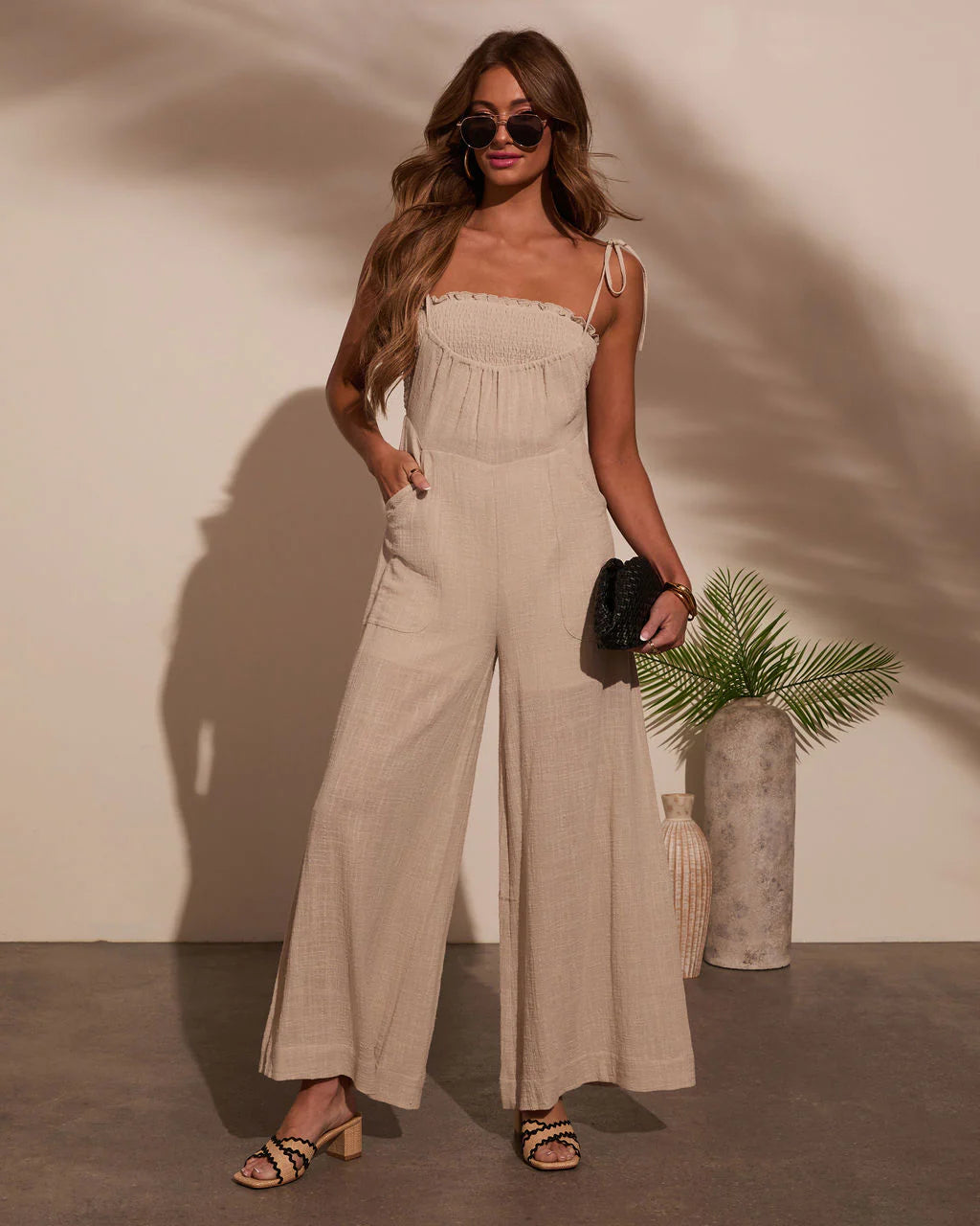 Paradise Pause Smocked Bust Jumpsuit