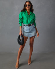 Infinity Cotton Button Down Top