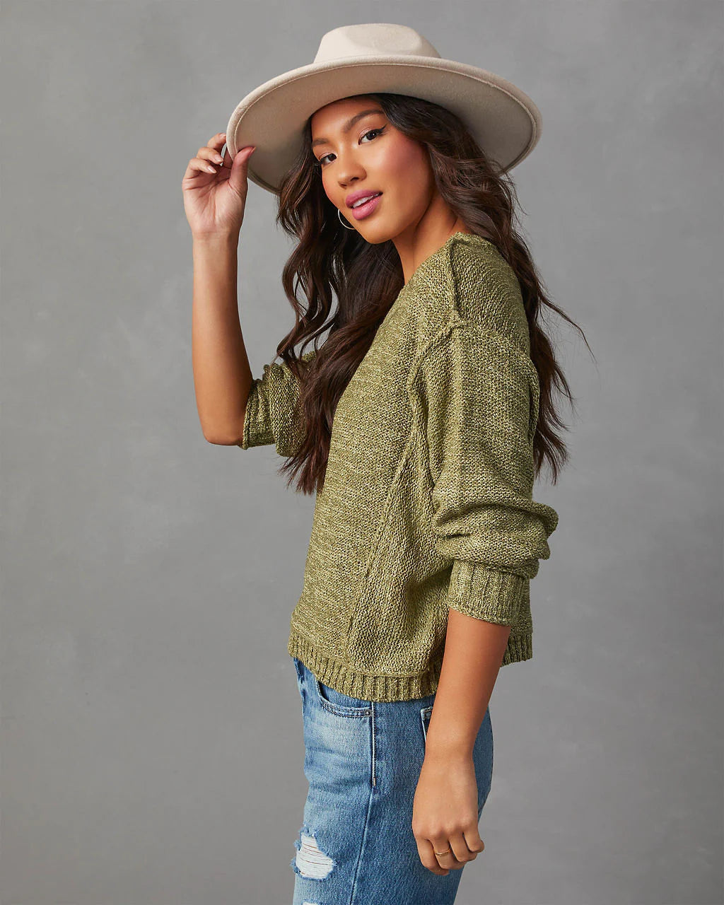 Hughes Crewneck Knit Sweater