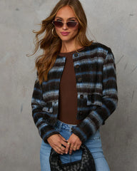Cabin Affair Plaid Mohair Jacket