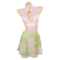 Demon Slayer Mitsuri Kanroji Cosplay Bademode Halloween Carnival Cosplay Kostüm