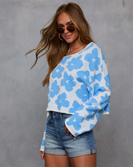 Dreaming Of Daisies Knit Sweater