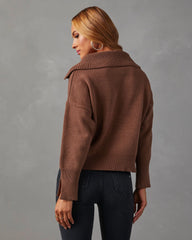 Avaleigh Collared Pullover Sweater