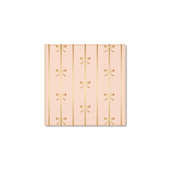 Sweet Peach Bow Cocktail Napkins