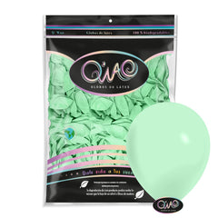 Verde Menta No.10 Bolsa C/100 Globos QWAO
