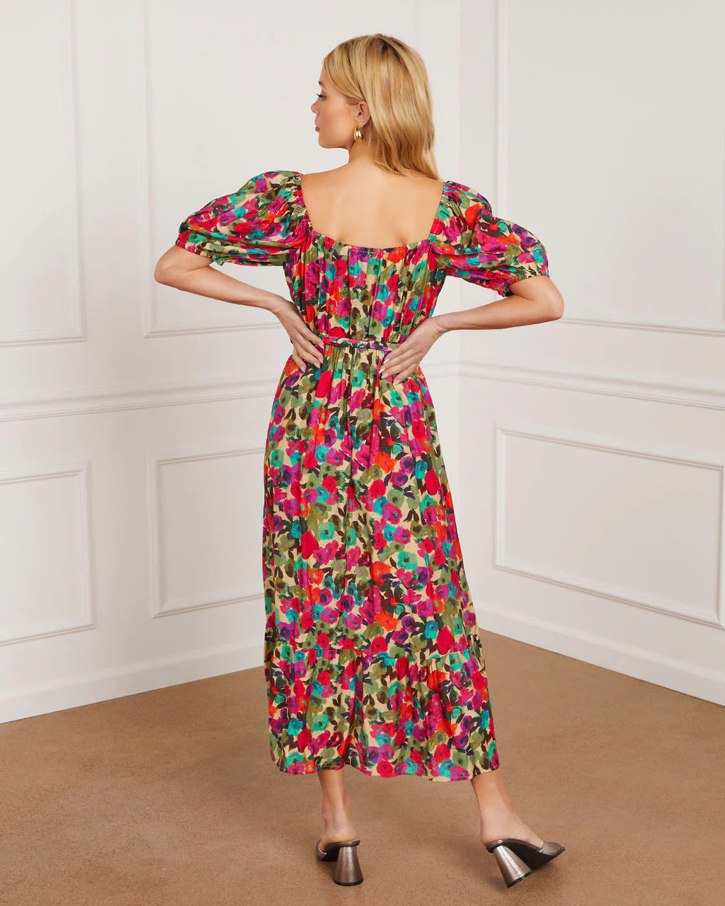 Willa Floral Midi Dress
