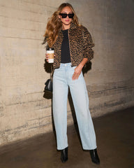 Edgy Prowl Animal Print Jacket
