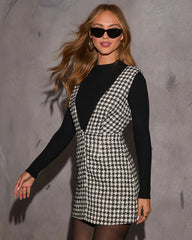 Angelonia Houndstooth Dress