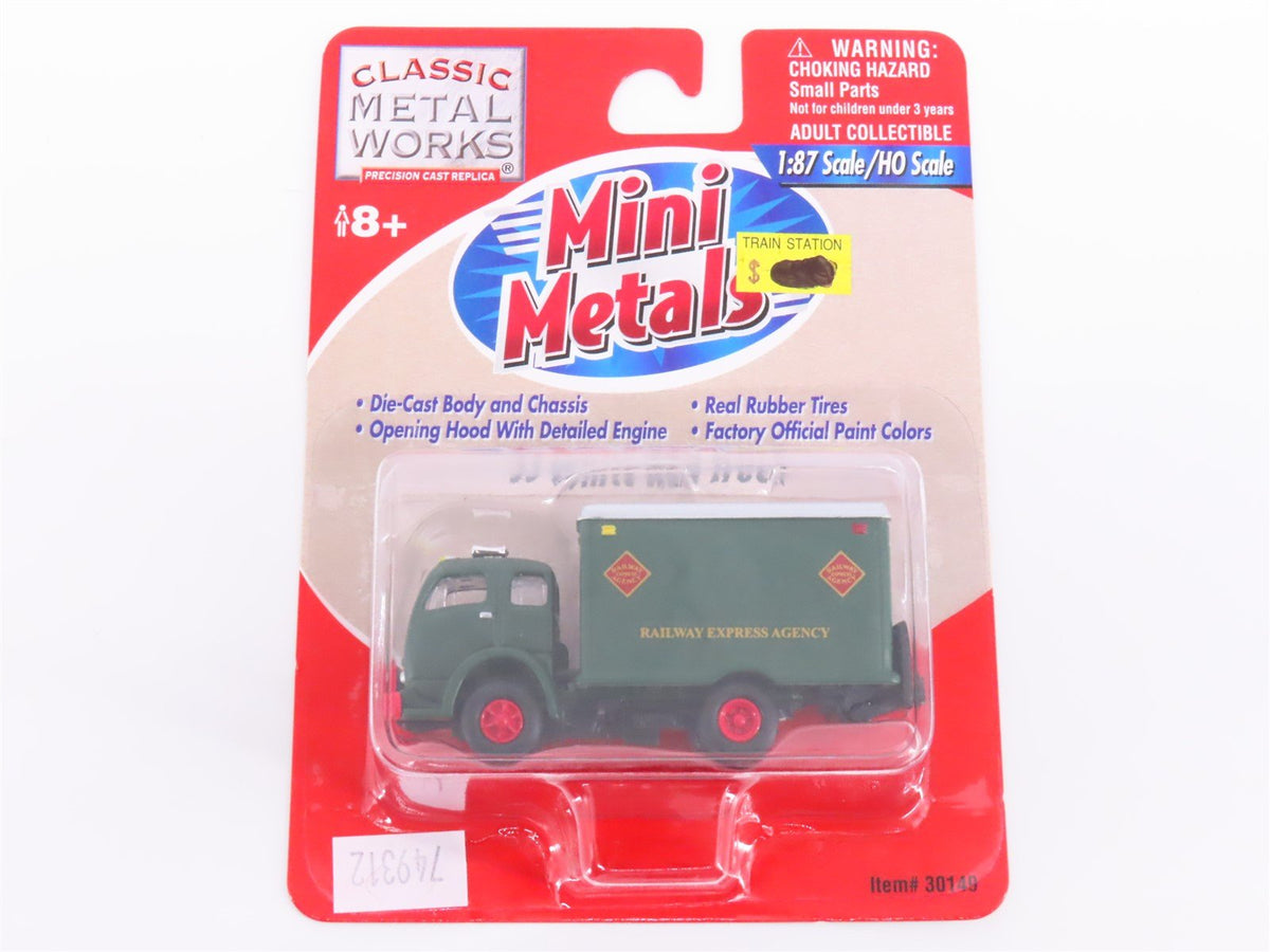 HO 1/87 Scale CMW Mini Metals #30149 '53 White REA Railway Express Agency Truck