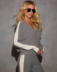 Sunday Snooze Knit Contrast Sweater