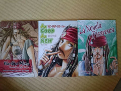 Pirates of the Caribbean Doujinshi 3 set Jack Sparrow Uke