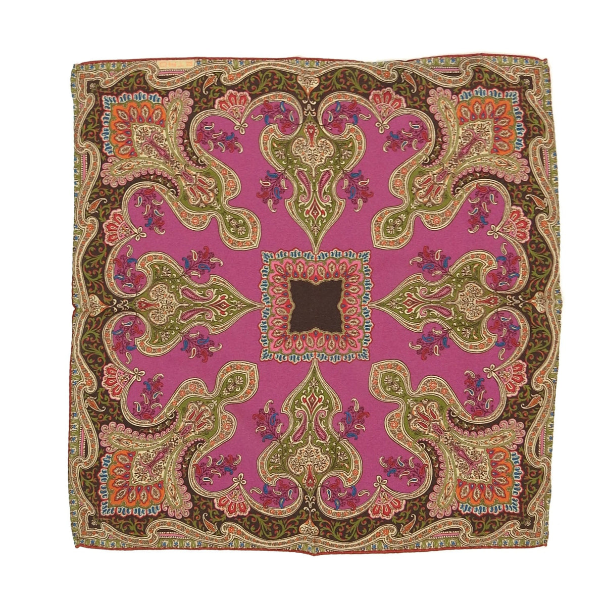 Etro Silk Pocket Square Size