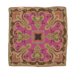 Etro Silk Pocket Square Size