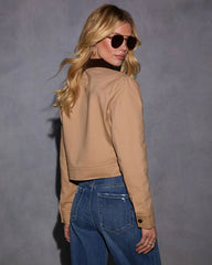 Liema Contrast Collar Jacket