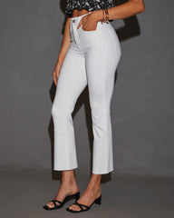 Parissa High Rise Crop Flare Jeans