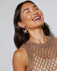 Starfish Drop Earrings