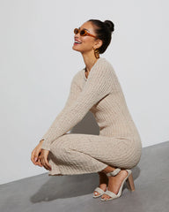 Hailey Crew Neck Bodycon Coverup Midi Dress
