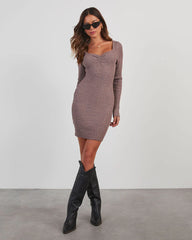 Such A Sweetheart Mini Sweater Dress