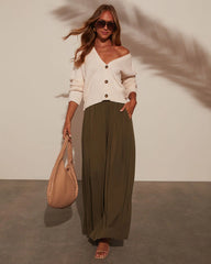 Tatum High Waisted Wide Leg Pants
