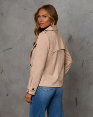 Need to Know Suede Moto Jacket