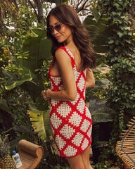 Sweet Getaway Crochet Mini Dress