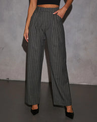 Charming Classic Pinstripe Pants