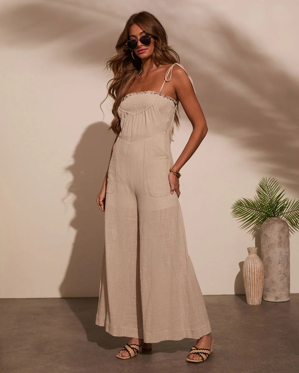 Paradise Pause Smocked Bust Jumpsuit
