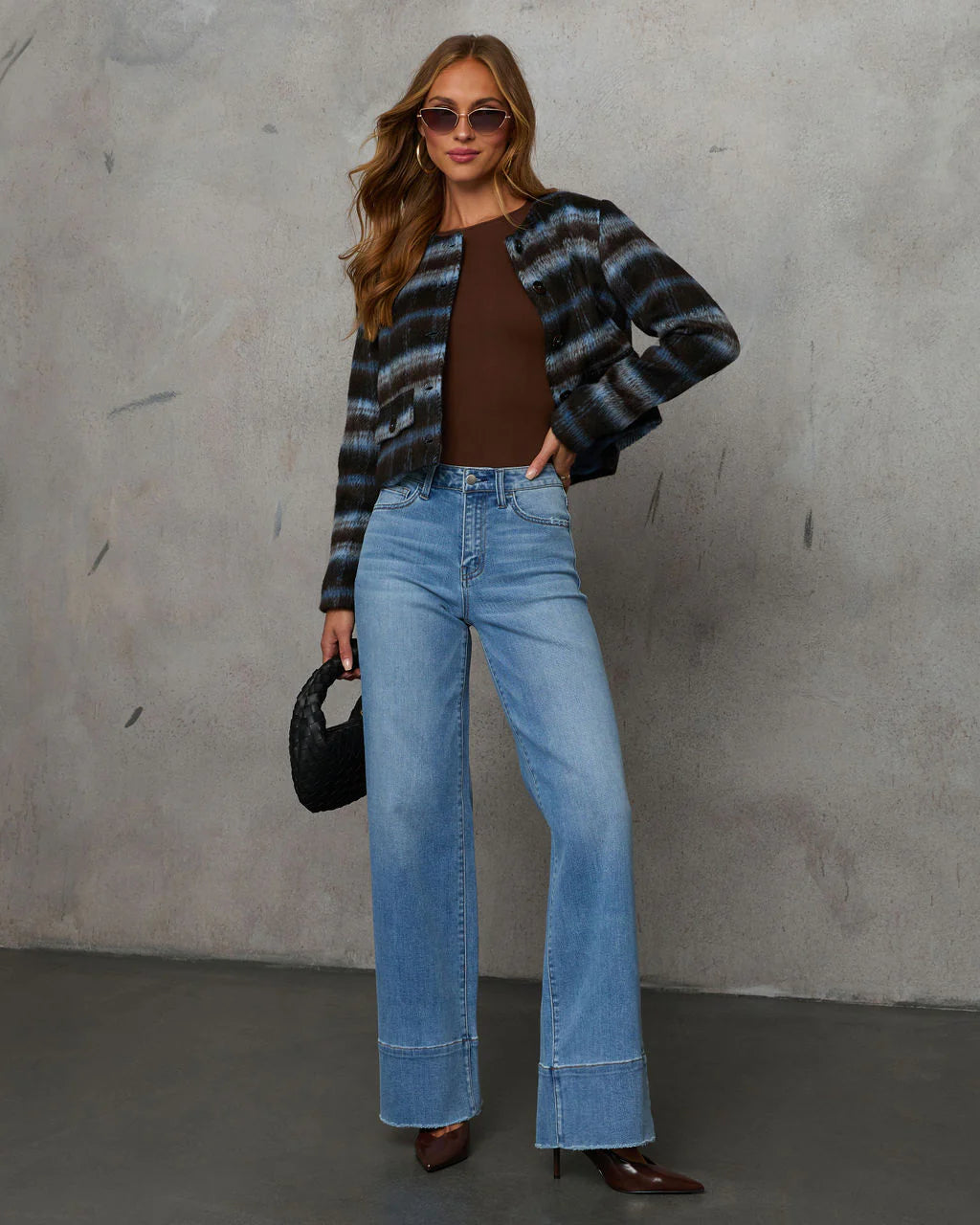 Cabin Affair Plaid Mohair Jacket